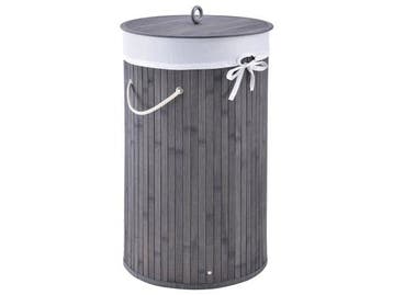 Veiling - Bamboe wasmand Curly - 55 liter - grijs - incl. wa, Gebruikt