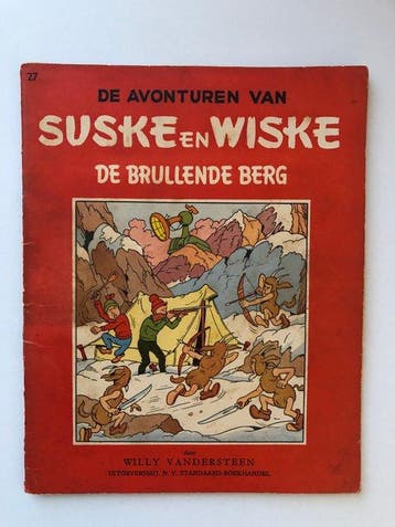 Suske en Wiske RV-27 - De brullende berg - 1 Album - Eerste, Nieuw