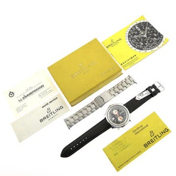 Breitling Navitimer Chrono-Matic 1806; Vintage heren horloge, Overige merken, Polshorloge, Ophalen of Verzenden, Leer