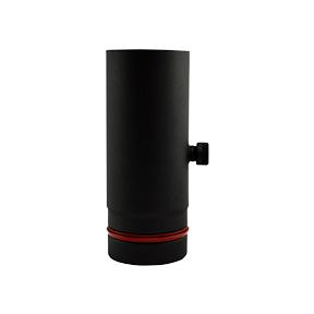 Rookkanaal pellet kachel 100mm staal 250mm pijp met meetpunt, Ophalen of Verzenden, Nieuw