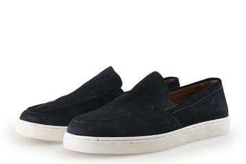 Manfield Instappers in maat 43 Blauw, Manfield, Overige typen, Gedragen, Verzenden