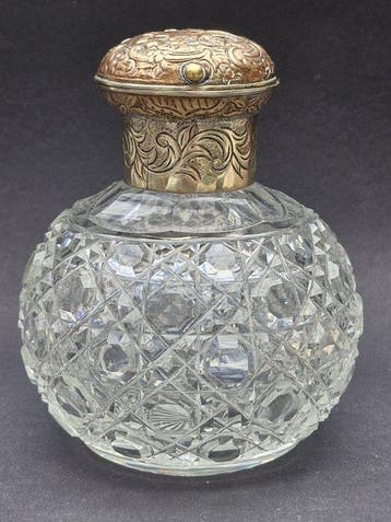 Antique French-Napoleon III - Parfumfles - Brons - 19e eeuw