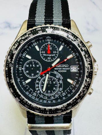 Seiko - Chronograph - Zonder minimumprijs - V657-8120 -
