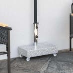 vidaXL Parasolvoet 45x25x8 cm graniet lichtgrijs, Tuin en Terras, Verzenden, Nieuw, Minder dan 1 meter, Parasolvoet