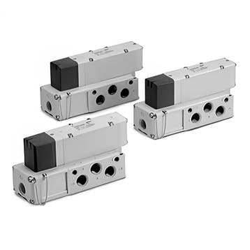 SMC 5/3-Way Sub-Base Pneumatisch Magneetventiel Rc Draad -, Verzenden, Nieuw