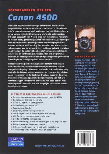 Fotograferen met een Canon 450D 9789043016568, Boeken, Verzenden, Gelezen, Jeroen Horlings