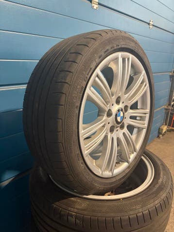 Originele BMW 1 Serie F20 F21 - 17 inch zomer breedset, Ophalen, Gebruikt, Banden en Velgen, 17 inch