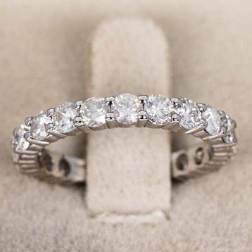 Zonder minimumprijs - Ring - 14 karaat Witgoud - 2.04ct. tw., Nieuw