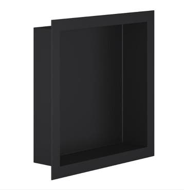 Inbouwnis 30 x 30 x 7 cm – Mat Zwart – Direct Waterdicht, Ophalen of Verzenden, Nieuw, Bad