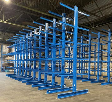 Draagarmstelling NIEUW 5,5 m hoog, 6 niveaus 1,2 m diep, Ophalen of Verzenden