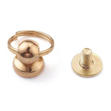 2 x Metalen Telefoonhoes studs klinknagel rivet 18,5 mm,..., Hobby en Vrije tijd, Ophalen of Verzenden, Nieuw, Draad