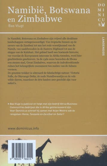 Namibië, Botswana en Zimbabwe / Dominicus landengids, Boeken, Reisgidsen, Verzenden, Gelezen, Bas Vlugt