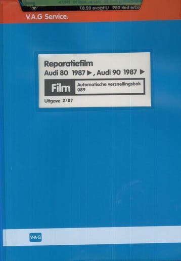 1987 Audi 80-90 1987 Reparatiefilm/Microfiche, Verzenden