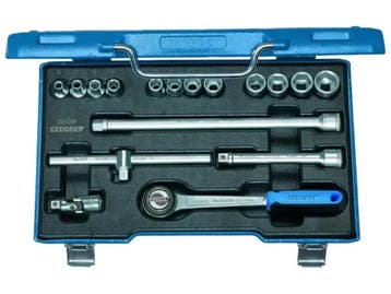 Gedore 30 GMU-3 - Dopsleutelset 17-delig 3/8 6-19 mm -, Verzenden, Nieuw