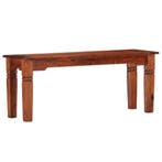 Massief Houten Bank 110cm | 34% Korting, Huis en Inrichting, Banken | Bankstellen, Minder dan 75 cm, Rustiek, Hoekbank, Ophalen of Verzenden