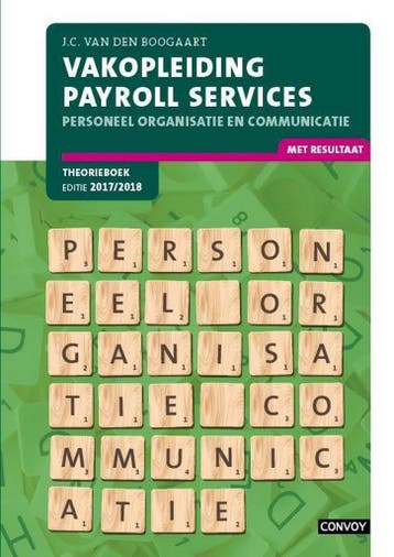 Vakopleiding payroll services Theorieboek Personeel,, Verzenden, Zo goed als nieuw, J.C. van den Boogaart