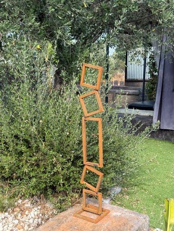 Ana Lucia B.M - Sculpture Corten - XL - No Reserve