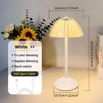 Oplaadbare LED Tafellamp – Touch Bediening en Dimbaar, Huis en Inrichting, Lampen | Tafellampen, Verzenden, Nieuw