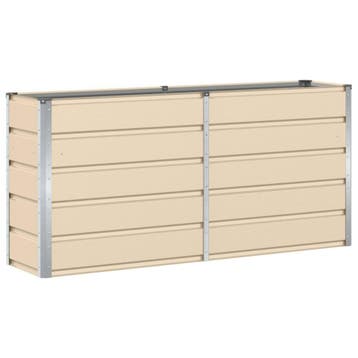 Industriele Planter Ivoor | 34% Korting, 100 cm of meer, Ophalen of Verzenden, Zo goed als nieuw, Metaal