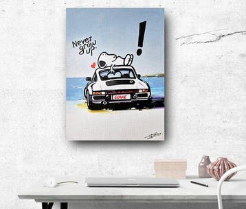 Baes Gerald (1975) - Porsche 911 Snoopy Pop Art