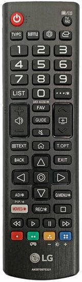 LG AKB75675321 / AKB75675327 afstandsbediening, Verzenden, Nieuw