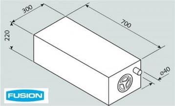Fusion Watertank 43L V4-05 EV0905, Caravans en Kamperen, Ophalen of Verzenden, Nieuw