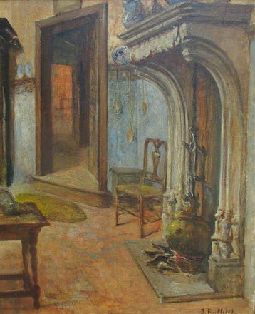 Jules Rullens (1858-1936) - Oud interieur