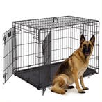 IvoQ Hondenbench XL – Zwart – 107×71×77 cm, Verzenden, Nieuw