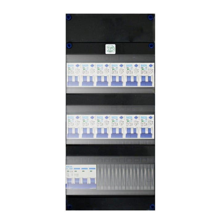 Gacia groepenkast 3 fase 12 alamat, Doe-het-zelf en Verbouw, Elektra en Kabels, Nieuw, Ophalen of Verzenden