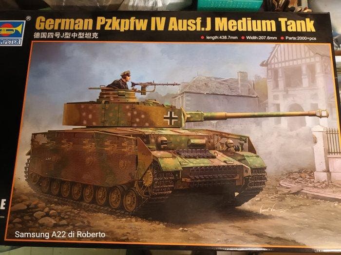 Trumpeter 1:16 - Model militair voertuig - German Pzkpfw IV, Kinderen en Baby's, Speelgoed | Overig