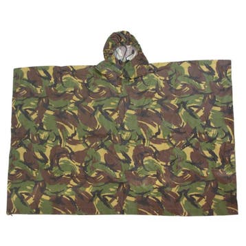 KL landmacht regenponcho woodland DPM, Ophalen of Verzenden, Gebruikt, Regenponcho, Heren