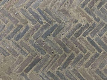 Oud gebakken waalformaat Groesbeek..., Ophalen of Verzenden, Gebruikt, Keramiek, Klinkers