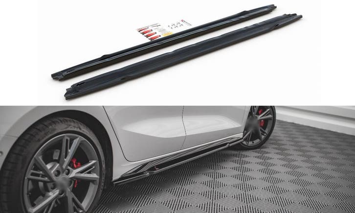 Side Skirts Diffuser V.1 voor Audi S3 / A3 8Y S line, Auto diversen, Tuning en Styling, Ophalen of Verzenden