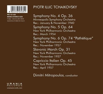 cd - dimitri mitropoulos - TCHAIKOVSKY (pre-order), Verzenden, Zo goed als nieuw