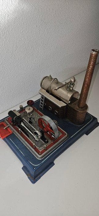 Stoommachine - wilesco - metaal - 1950-1960 - Vintage