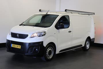 Peugeot Expert 2.0 BlueHDI 122 PK L3 EURO 6, Gebruikt, Leder en Stof, Wit, Lease