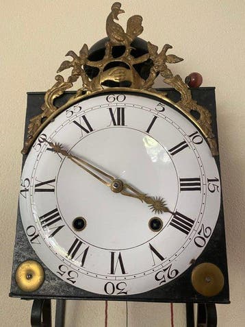 Wandklok - Messing - 1750-1800 - Franse Comtoise-klok, Antiek en Kunst