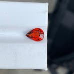 1 pcs Oranje, Rood Granaat - 2.22 ct - nternational Colored, Sieraden, Tassen en Uiterlijk, Edelstenen, Nieuw