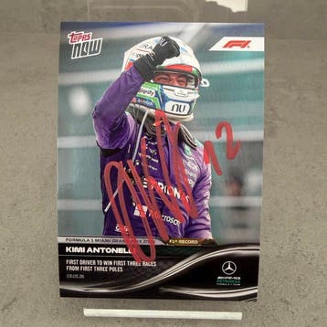 Mercedes - Topps Now - Miami GP 2026 3rd consecutive Formula, Nieuw