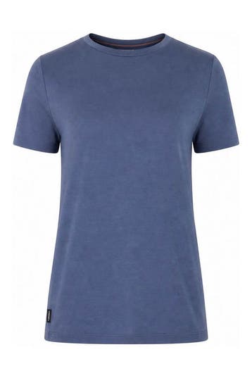 Icebreaker T-shirt in maat S Blauw, Icebreaker, Verzenden, Zo goed als nieuw, Blauw