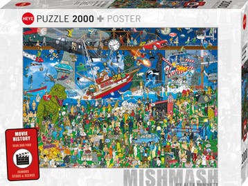 Cartoon - Movie History Puzzel (2000 stukjes) | Heye -, Verzenden, Nieuw