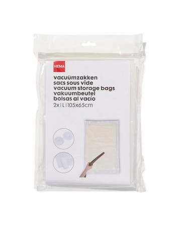 HEMA Vacuümzakken large 105x65 - 2 stuks, Verzenden, Nieuw