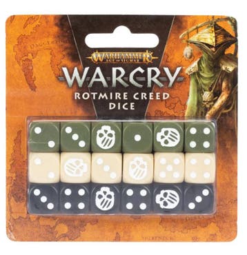 Warhammer Warcry rotmire creed dice (warhammer nieuw), Hobby en Vrije tijd, Ophalen of Verzenden, Nieuw