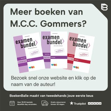 Examenbundel / havo Biologie 2024/2025 - M.C.C. Gommers, Boeken, Verzenden, Zo goed als nieuw, M.C.C. Gommers