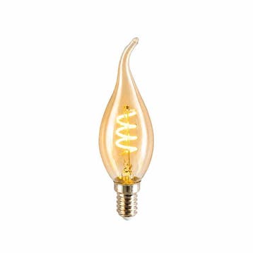 LED kaarslamp vlam E14 | 2 watt dimbaar | 2400K extra warm, Verzenden, Nieuw, E14 (klein), Overige typen