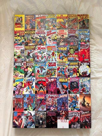 Unknown - 1 Poster - Marvel Comics - Marvel Comics Collage, Boeken, Strips | Comics, Nieuw