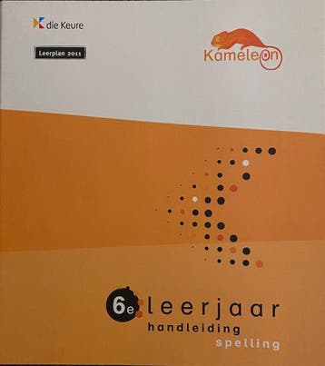 Kameleon Handleiding Spelling 6e leerjaar (thema 1-9, zie om, Verzenden, Nieuw