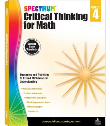 9781483835518 Spectrum Critical Thinking for Math, Grade 4, Verzenden, Nieuw, Spectrum