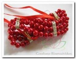 Corsage Polscorsage Empress Rood, Ophalen of Verzenden, Nieuw