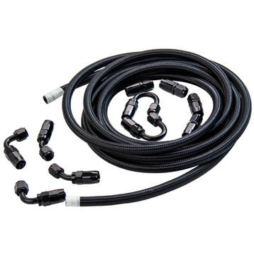 AN6 SS Braided Hose Oil Fuel Line End, Verzenden, Nieuw, Universele onderdelen